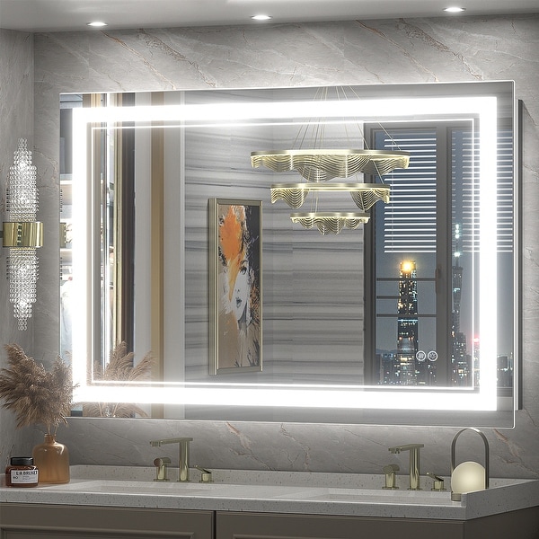 LED Bathroom Mirror with UL Listed, High Brightness, Anti-Fog, 3